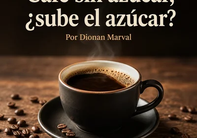 Café sin azúcar, también sube el azúcar