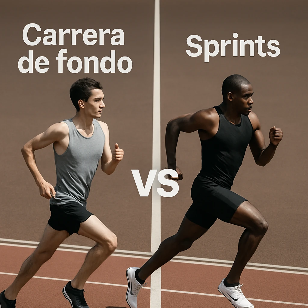 Carreras largas vs Sprints: Efectos sobre el cuerpo humano
