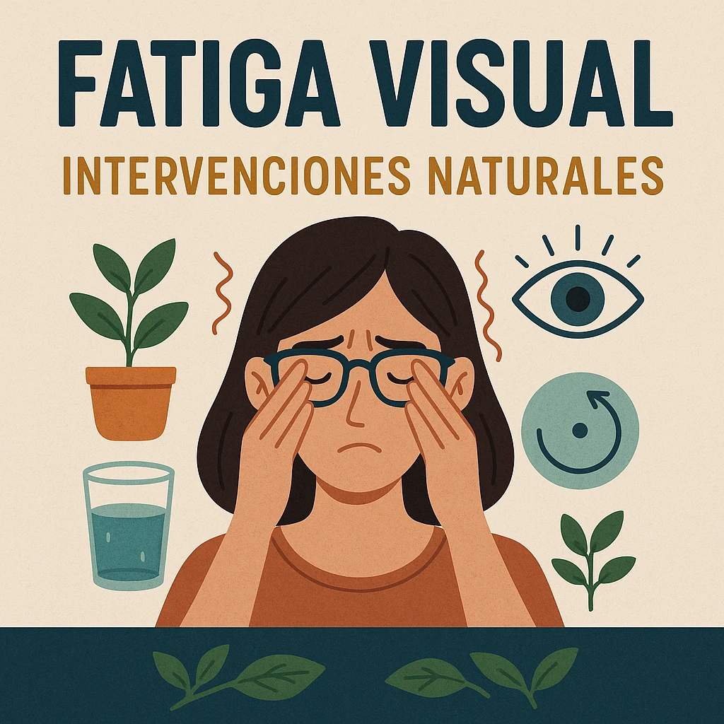 Fatiga visual: causas y abordaje natural