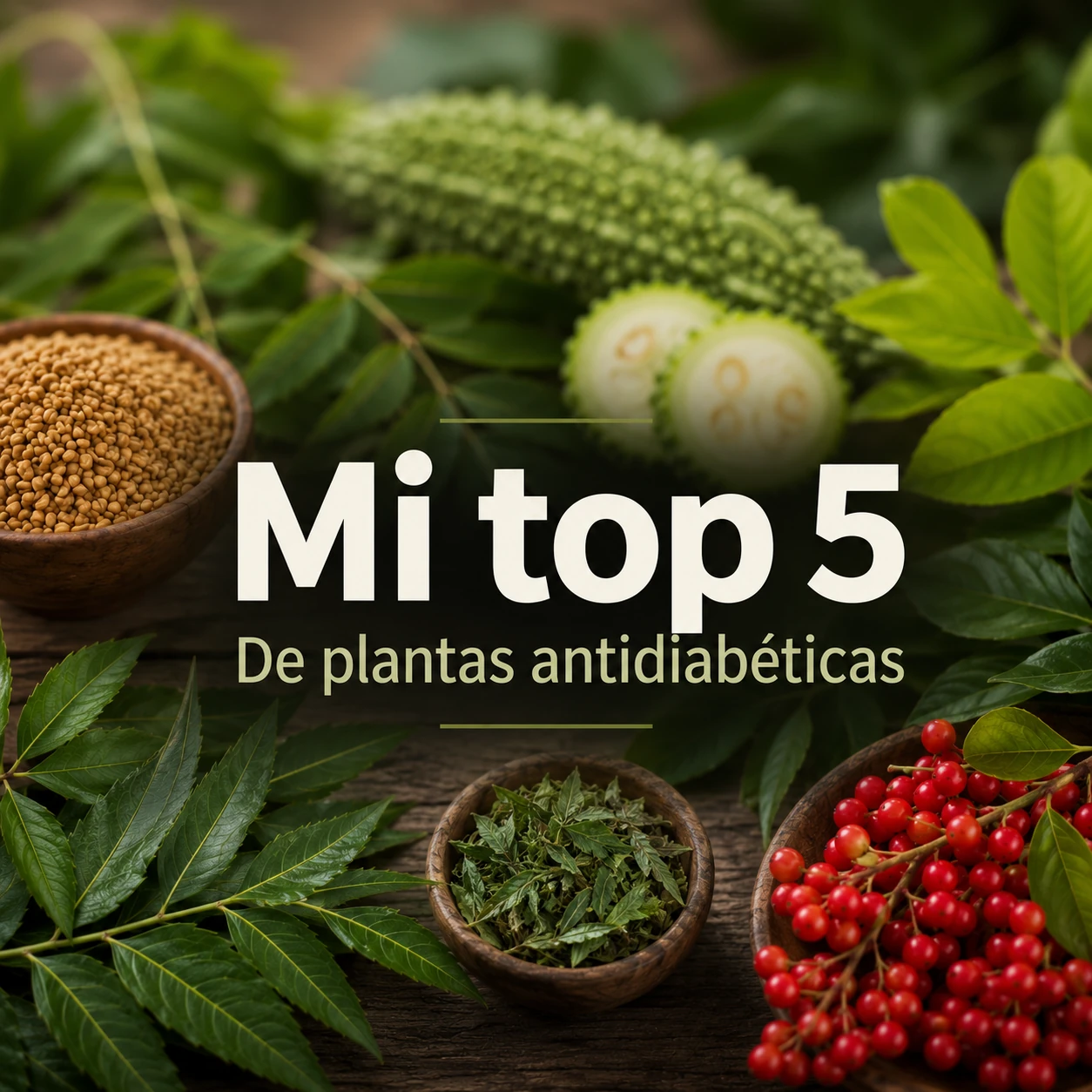 Mi top 5 de plantas antidiabéticas